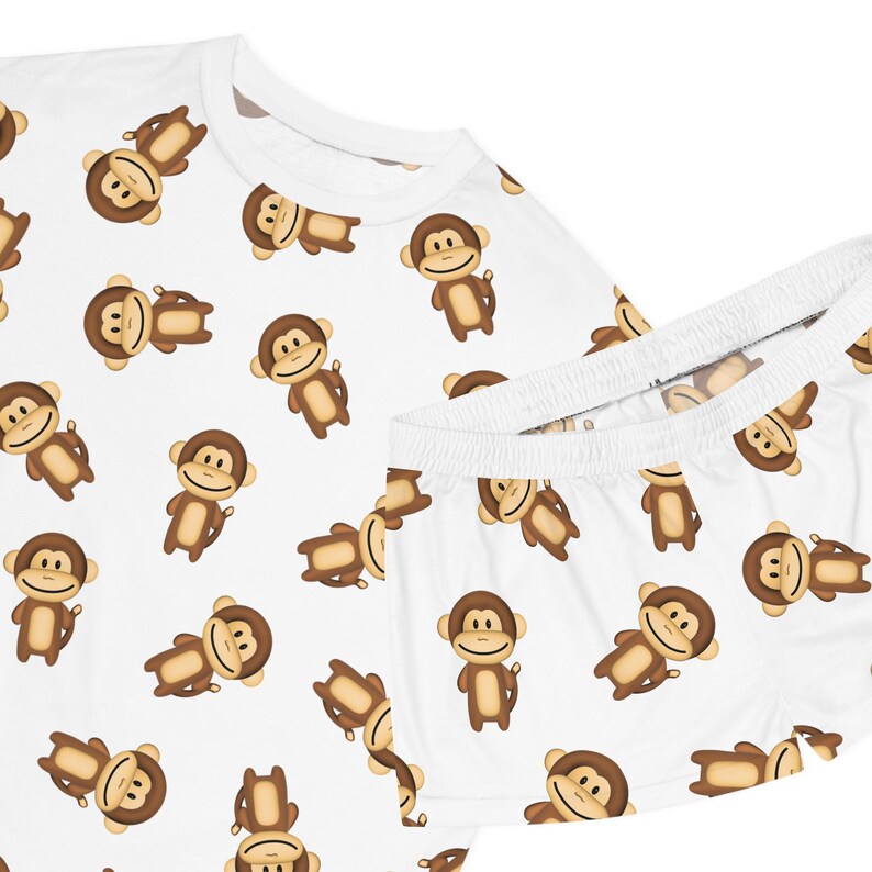 Piżama Cheeky Monkey: damska bielizna nocna do spania zdjęcie 6