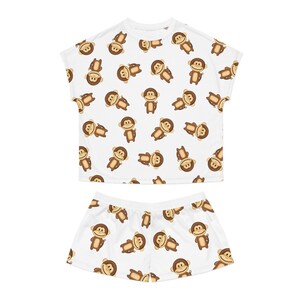 Piżama Cheeky Monkey: damska bielizna nocna do spania zdjęcie 4