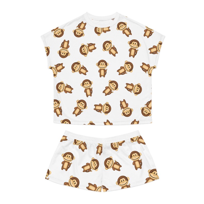 Piżama Cheeky Monkey: damska bielizna nocna do spania zdjęcie 4