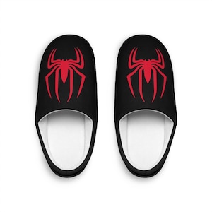 Red Spider Slippers: Women's Cozy Flannel Fleece House Shoes