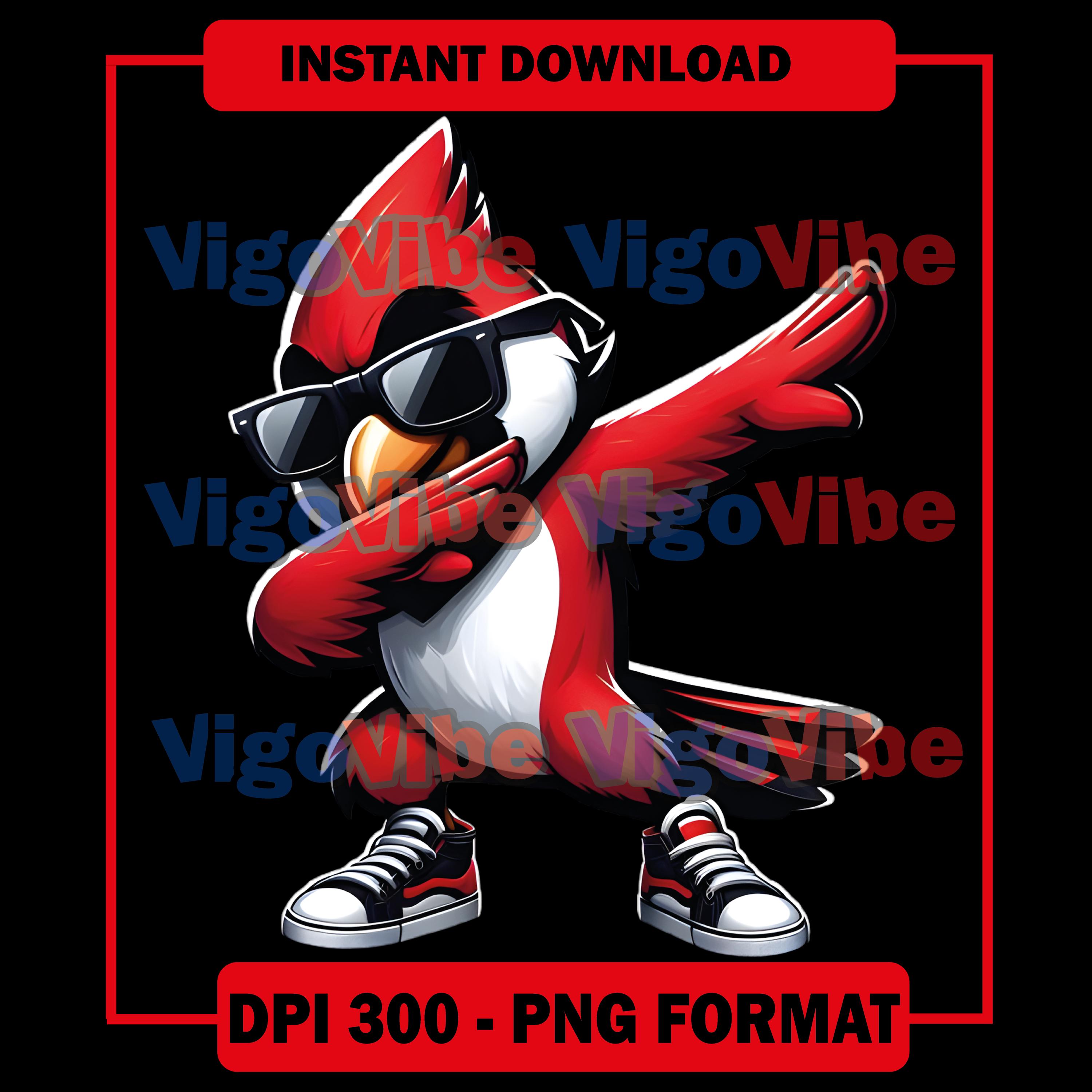 Cardenal PNG | Alta resolución 300 DPI, fondo transparente, descarga instantánea