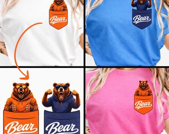 Oso de bolsillo PNG Amantes de los osos (Descarga digital)