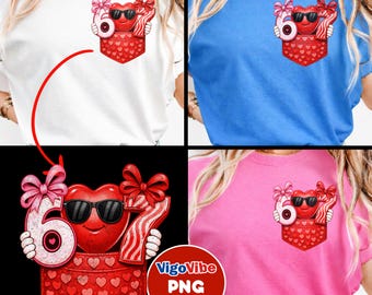Cuore 67 Pocket San Valentino Png, Sei Sette Cuore San Valentino Png, San Valentino 67 Sei Sette Png (Download Digitale)