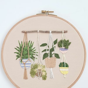 Embroidery Wall Decor,Gift for Home,Unique Handmade Embroidery Flower Design,Needlework Wall Hangings,Boho Handmade Wall Art,Cozy Decoration