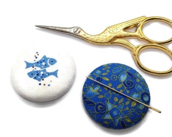 Pisces Needle Minder-Zodiac NeedleMinder-Reversible Needleminder-Magnetic Needle Minder-Cross Stitch-Embroidery-Sewing-Needlepoint-Astrology