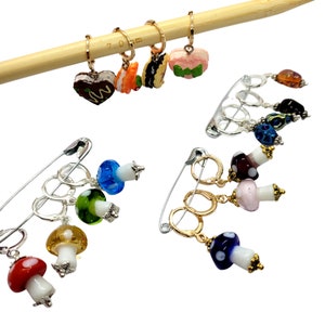 Stitch marker set for knitting stitch markers for crochet place markers progress keepers knitting notions