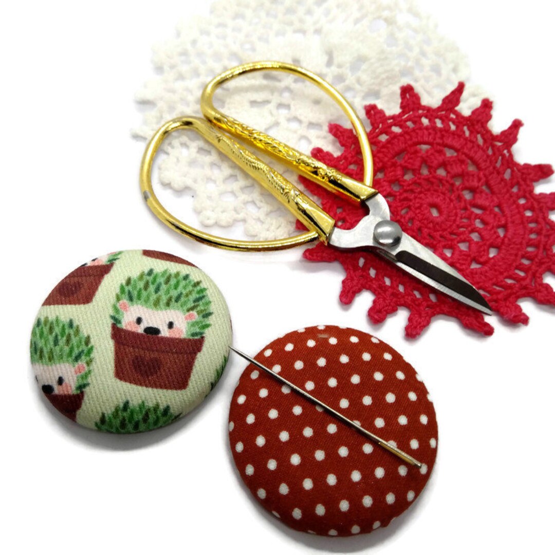 Hedgehog Needle Minder Succulent Needleminder Cross Stitch Needlepoint Embroidery