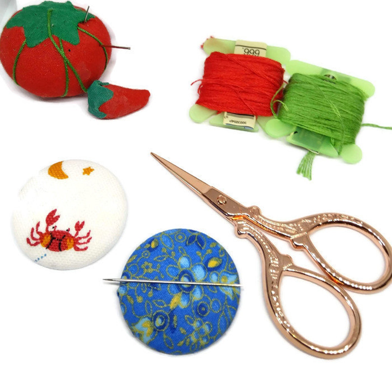 Cancer Needle Minderzodiac Needleminderreversible Etsy