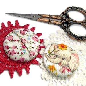 Elephant Needle Minder Vintage Needleminder Midcentury Style Cross Stitch Needlepoint Embroidery Quilting Arts and Crafts Handmade Supply