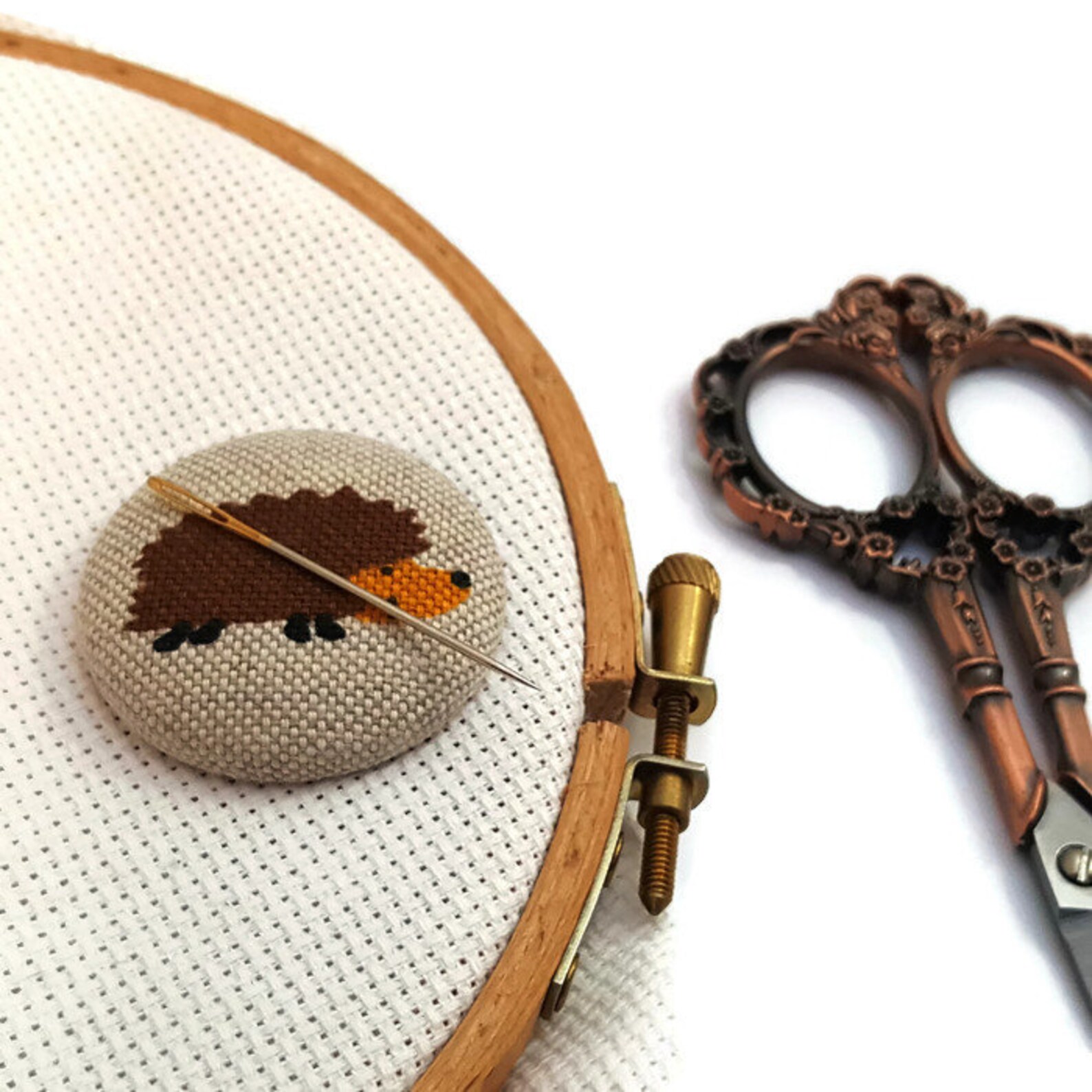 Hedgehog Needle Minderreversible Etsy