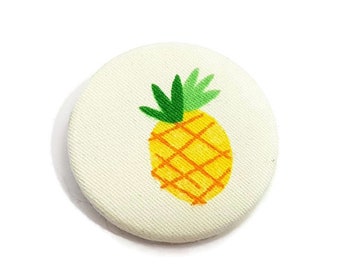 Pineapple Pin Fruit Pin Cute Pin Badge jewelry pinback Tropical Pin Accessory Hawaiian Style Summer Chic Foodie Fashion Sweet Kawaii Cool