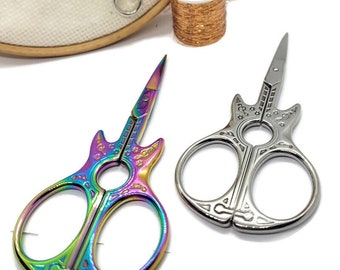 Peafowl Embroidery/ Cross Stitch Scissors, Craft Scissors, Floss Scissors,  Thread Scissors, Sewing Scissors, Vintage Scissors 