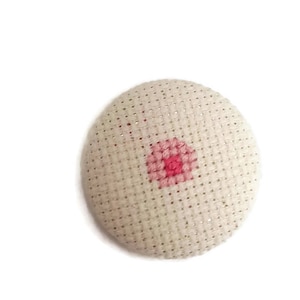 Imán para refrigerador con forma de pecho, imán para refrigerador, imán para el pecho, imán para punto de cruz, regalo de broma para el pezón, regalo para sobrevivientes, imán feminista