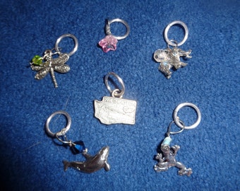 Washington State Stitch Markers (set of 6)