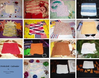 Dishcloth Calendar Knitting Patterns (US holidays)