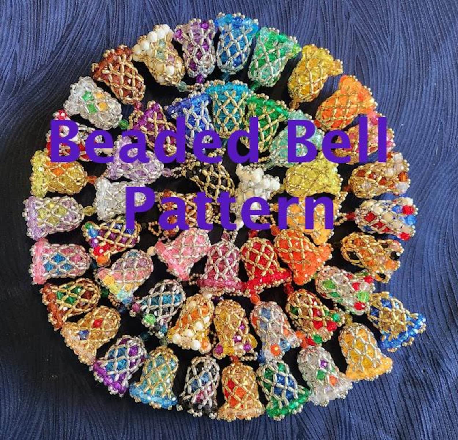 Beaded Bell Pattern (PDF) PATTERN ONLY - Etsy
