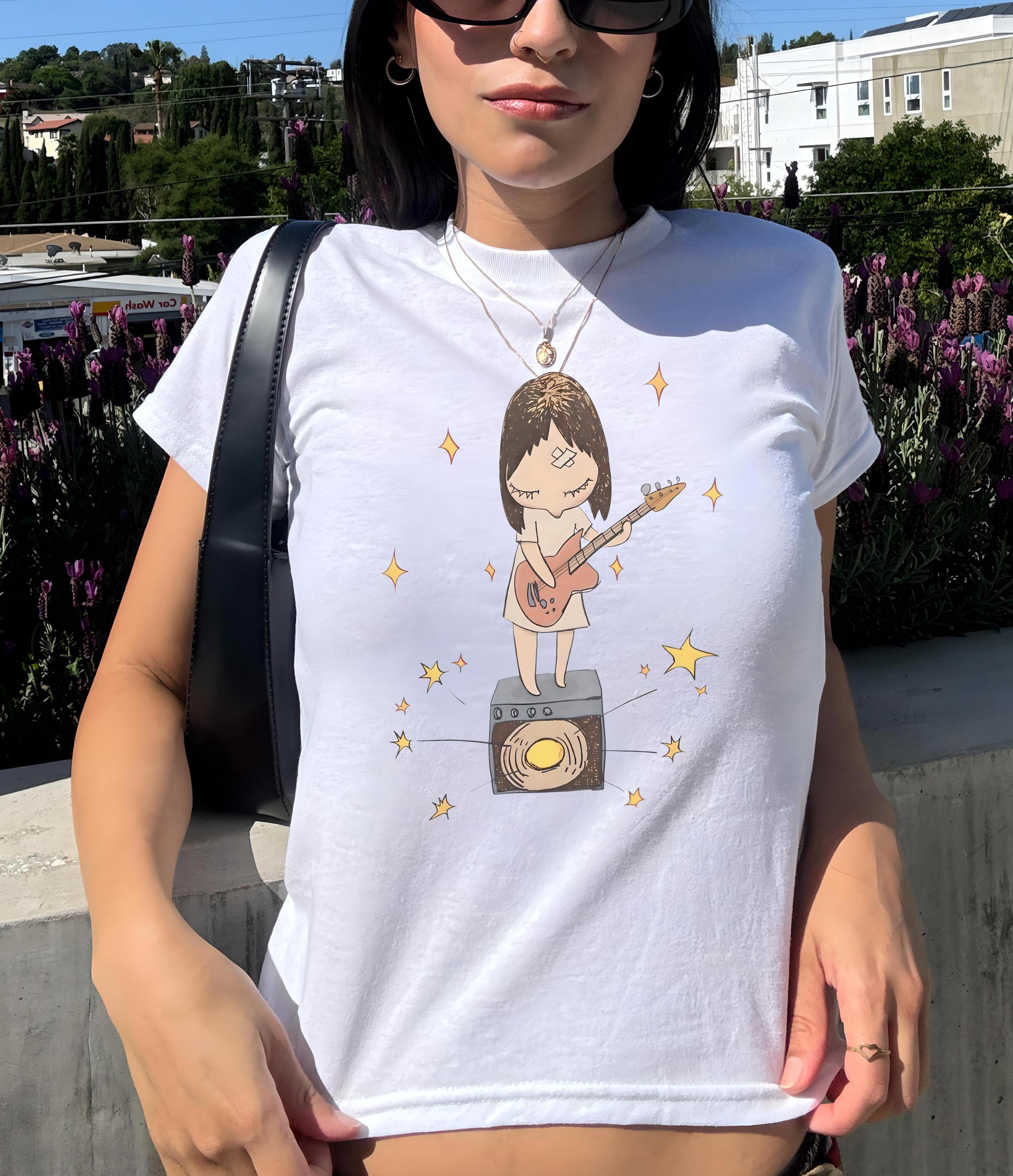 ZJHXQEVC Yoshitomo Nara Hoodie Artist Merch T-Shirt Manga