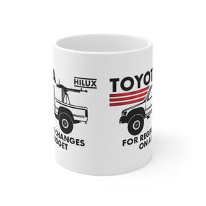 Tacoma Hilux-mok | Grappige offroad-koffiekop | Cadeau voor liefhebbers van avontuur, vader, verjaardag, autoliefhebbers, humor, Vaderdag