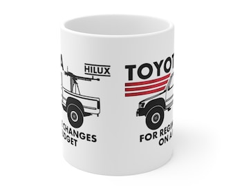 Tacoma Hilux Mug: Funny Off-Roading Gift for Car Enthusiasts