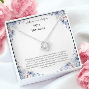 50. Geburtstag Halskette, 50. Geburtstag Geschenke für Frauen, 50. Geburtstag, 50. Geburtstag Geschenk, 50. Geburtstag, 50. Geburtstag Gastgeschenke