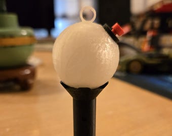 BTS mini lightstick keychain