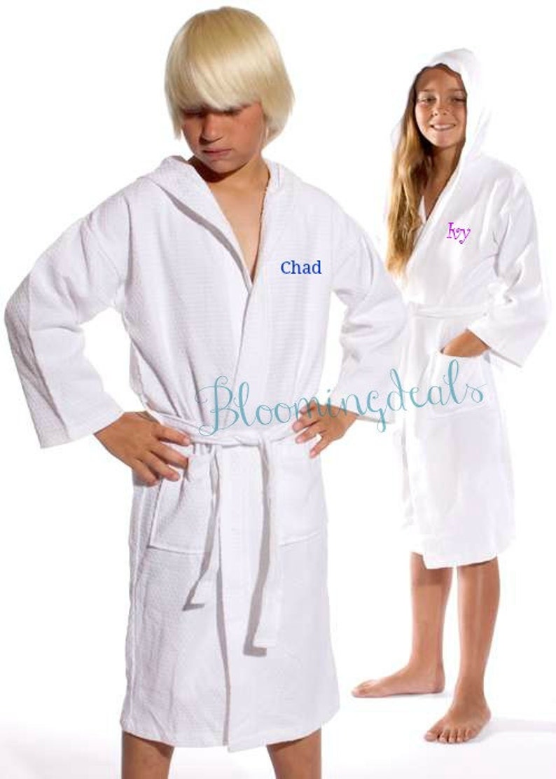 personalised childrens bathrobes
