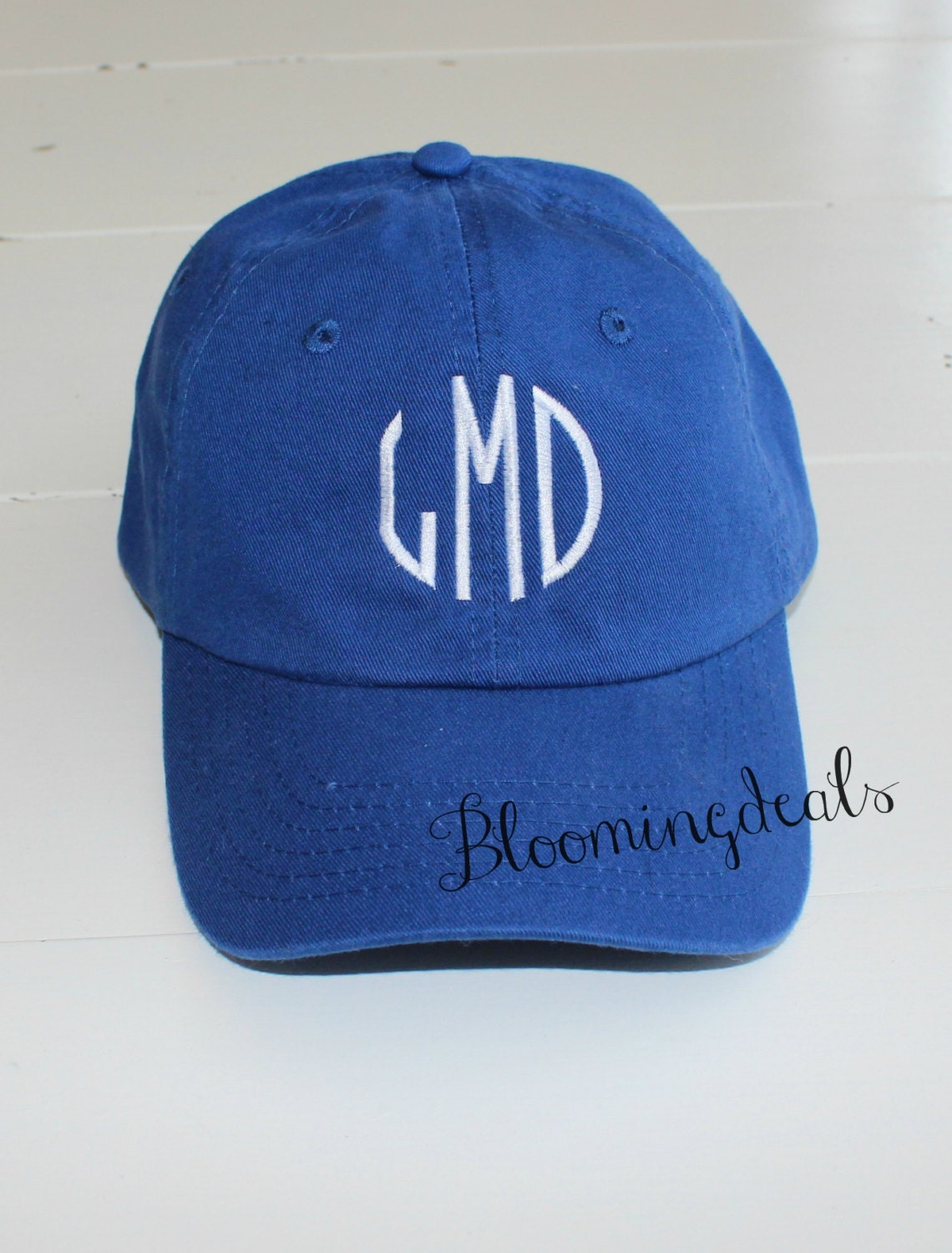 Youth Baseball Cap Personalized Hat Royal Blue Monogrammed Etsy