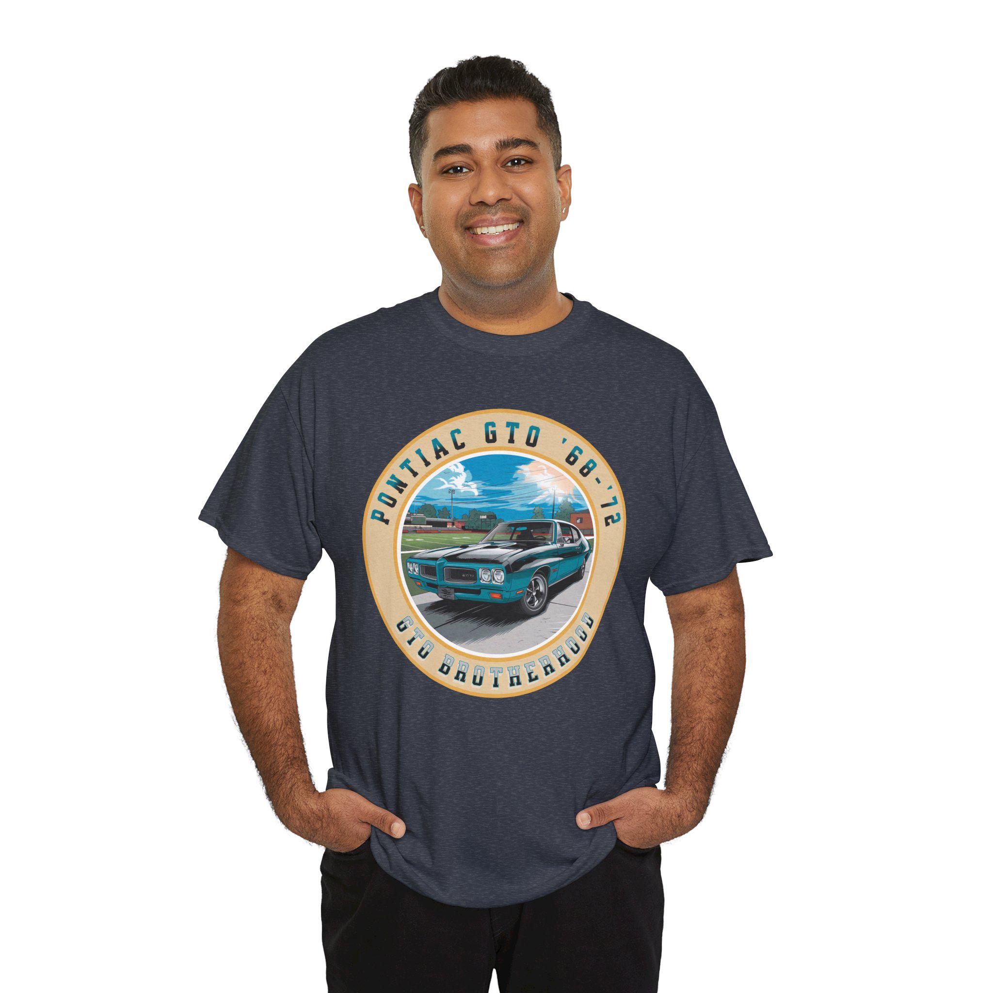 Pontiac GTO T-shirt: Classic Car Graphic Tee, Car Enthusiast Gift
