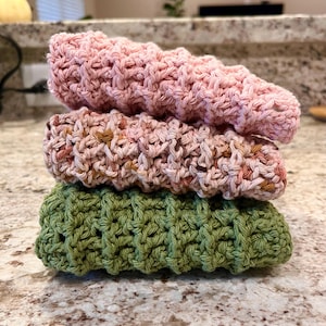 Crochet Dish Towel | Handmade Kitchen Ware | Crochet Kitchen Decor | Crochet Dishcloth | Crochet Washcloth