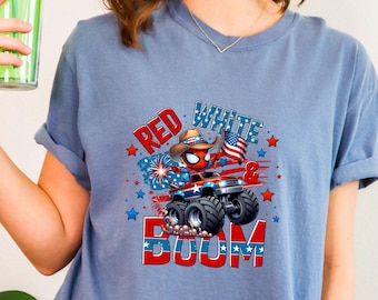 Spiderman 4th of July Kids Shirt: Patriotic Superhero Tee