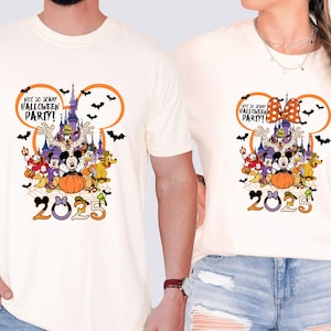 Comfort Colors®Not So Scary Halloween Party Shirt, Disney Boo Crew Shirt, Disney Halloween, Mickey&#39;s Not So Scary Party Tee,Halloween Disney