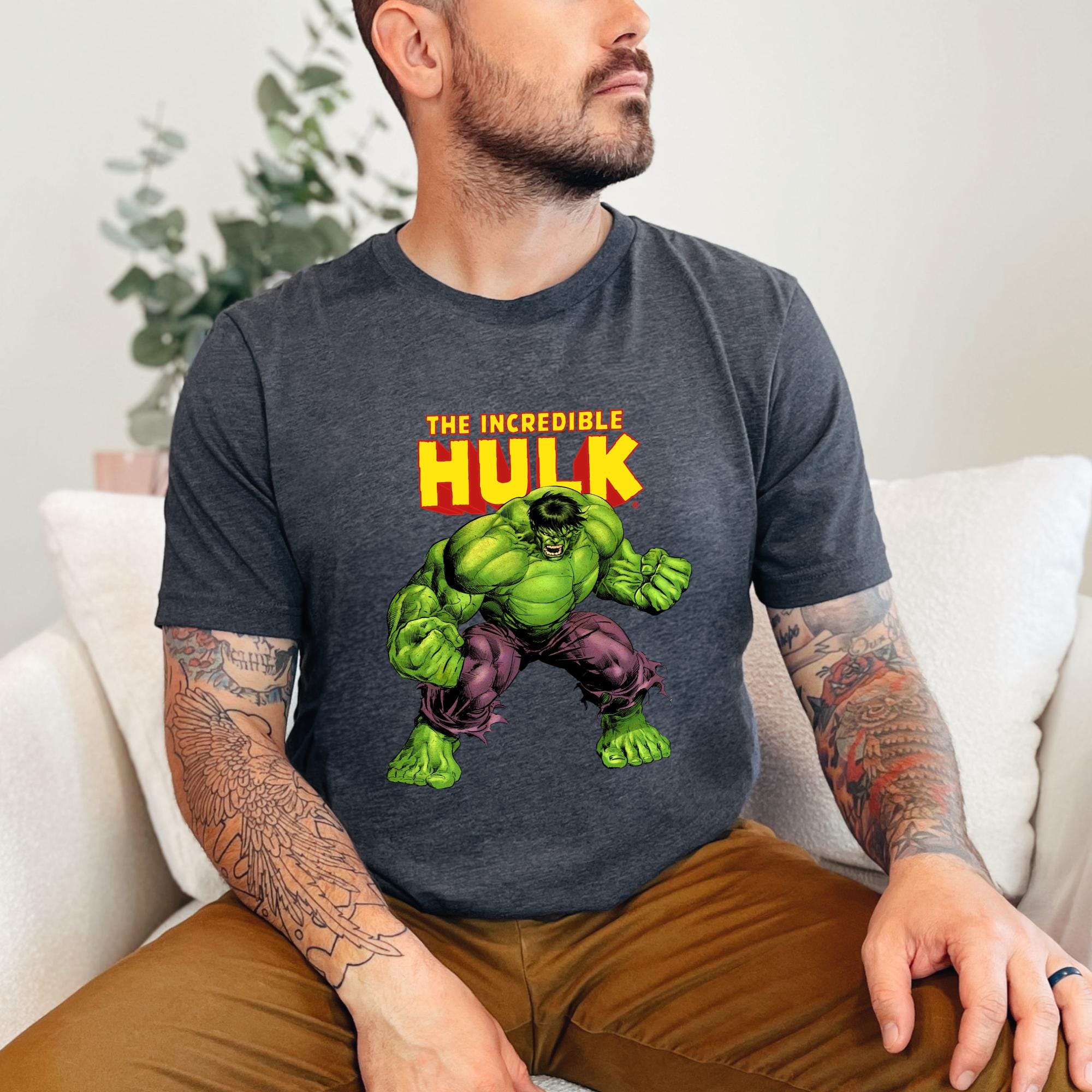 The Incredible Hulk T-shirt, Avenger Comic Fan Shirt - Etsy