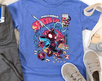 Funny Spider-Cat Tee: Spider-Verse Cat Lover Shirt