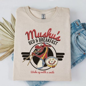 Disney Mulan Mushus Bed and Breakfast Shirt, Mulan Mushu Shirt, Mushu Shirt, Disney Shirt, Disney Family Shirt, Mushu Dragon T-shirt