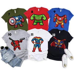 Superhero Group Christmas Sweatshirt, Avengers Holiday Hoodie, Perfect Family Matching Outfits, Fun Holiday Gift for Superhero Fans