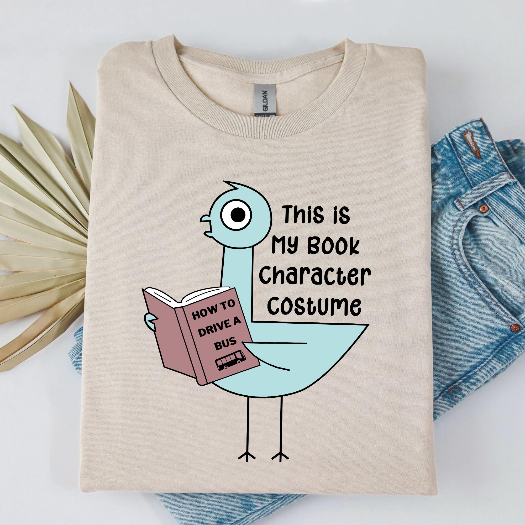 Funny Book Character Costume Shirt: Reading Lover Apparel - Etsy