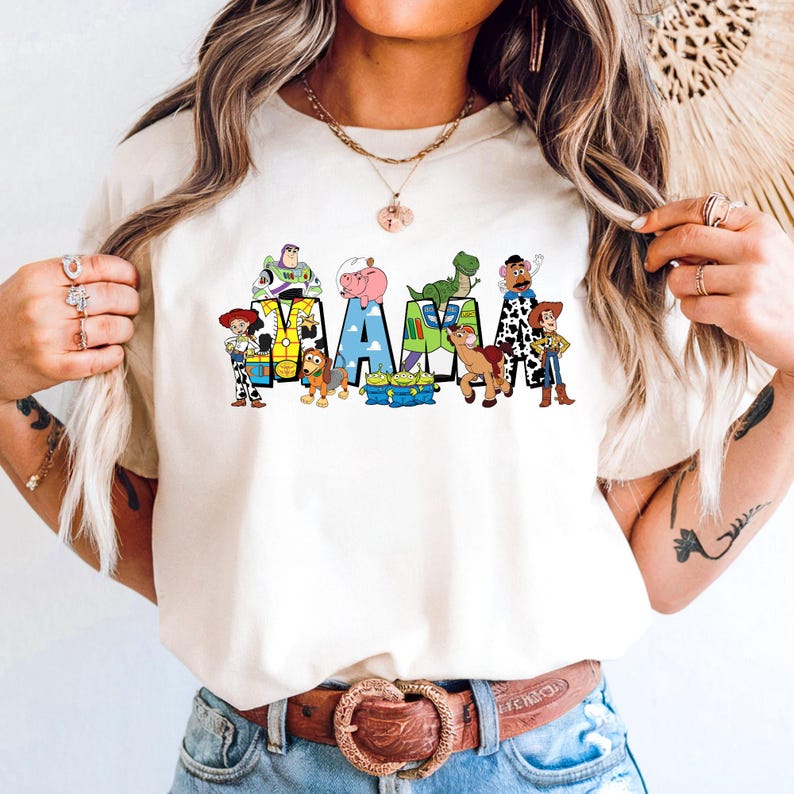 Toy Story Mama Shirt, Mom T-Shirt, Mothers Day Gift Natural