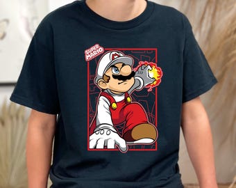 Super Mario Gamer Party T-Shirt Retro Bros Characters Adult Kids Tee Grandson Gaming Birthday Gift