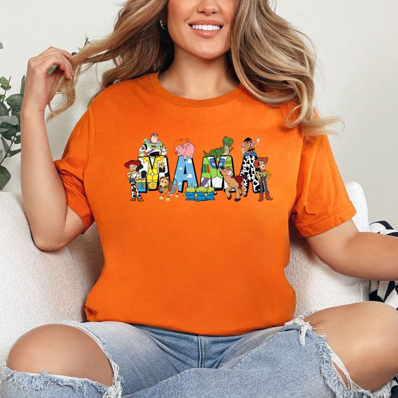 Toy Story Mama Shirt, Mom T-Shirt, Mothers Day Gift Orange