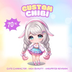 Benutzerdefinierte Paar Chibi, Chibi Charakter, Chibi Auftragsarbeit, Chibi Anime, Chibi Logo, süßes Chibi vtuber, Chibi emotes, Chibi Fanart, Valentinstag Geschenk