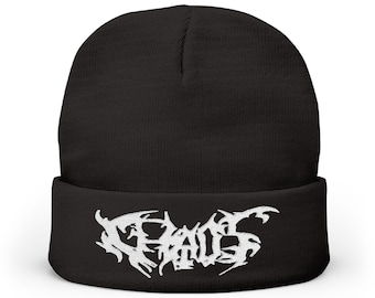 Ken Carson AGC Spellout Beanie A Great Chaos Album Cover Font