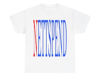 Nettspend Wordmark Invert Tour Merch T-shirts Tees White - All