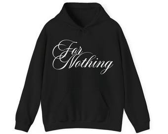 Nine Vicious NV For Nothing Album Tour Merch Pullover Hoodies
