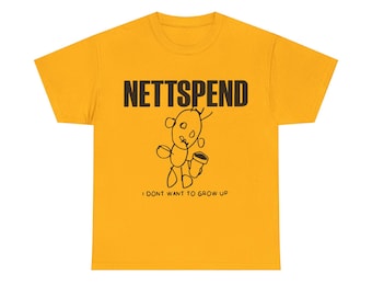 Camisetas y merchandising de la gira "No quiero crecer" de Nettspend (todas las tallas)