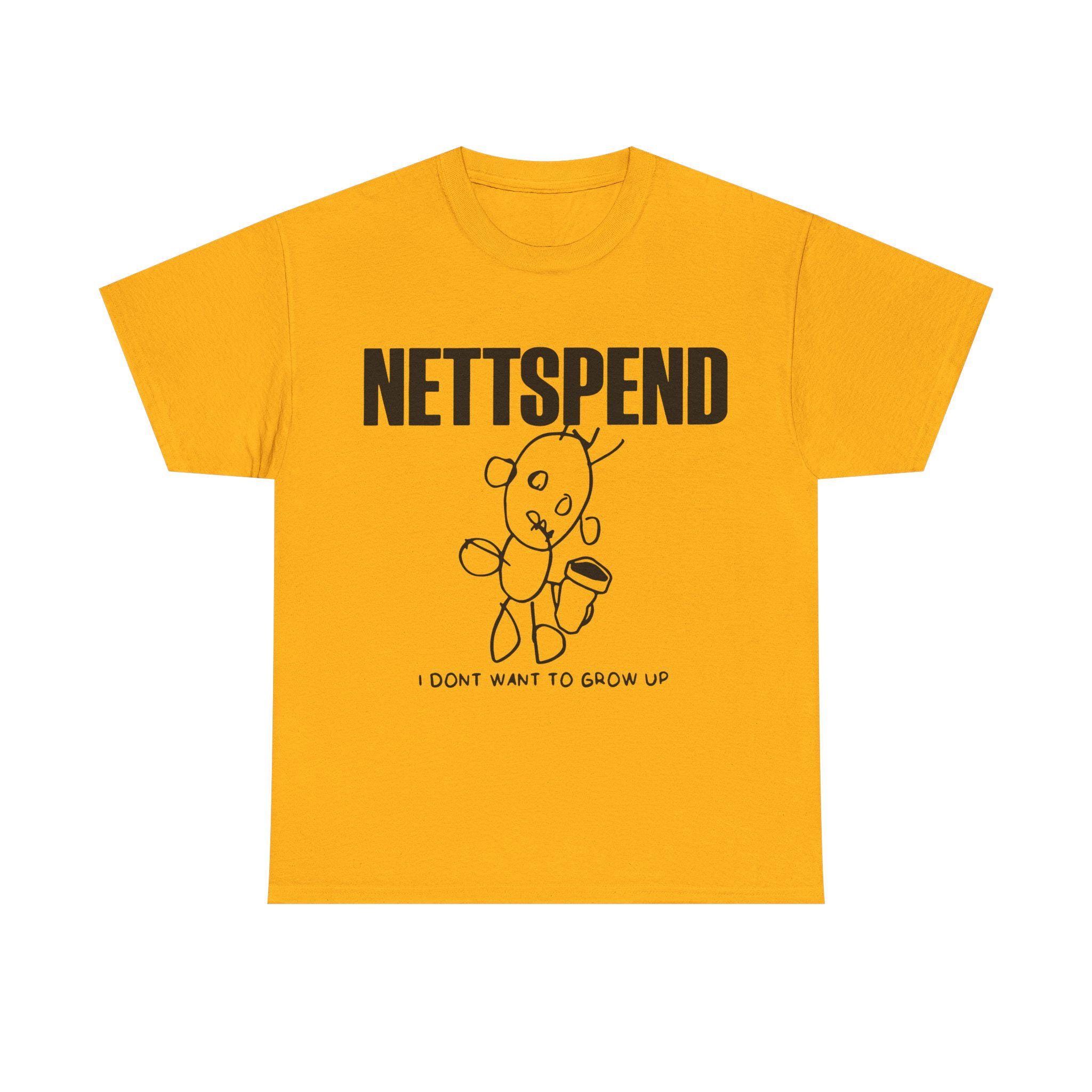 Nettspend I Don't Want to Grow up Invert Tour Merch T-shirts Tees