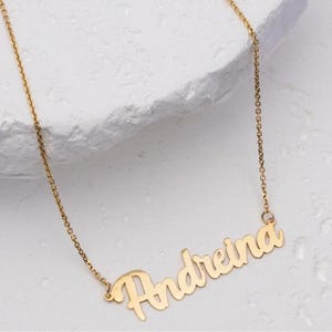 14k Gold Personalized Name Chain