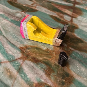 The Custom Glitter Pencil-Themed Office Stapler