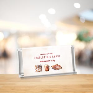 Chocolate Bar WrapperInstant DownloadBaby Shower Candy WrapperDIY Printable DecorPizza Brews Diapers Baby Shower Wrapper
