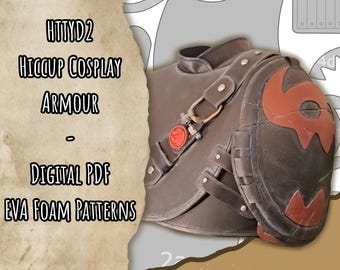HTTYD Hikpantser: digitale pdf-patronen en STL-bestand