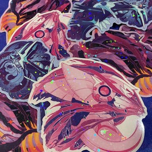 sparkly sinnoh legend trio - holo stickers